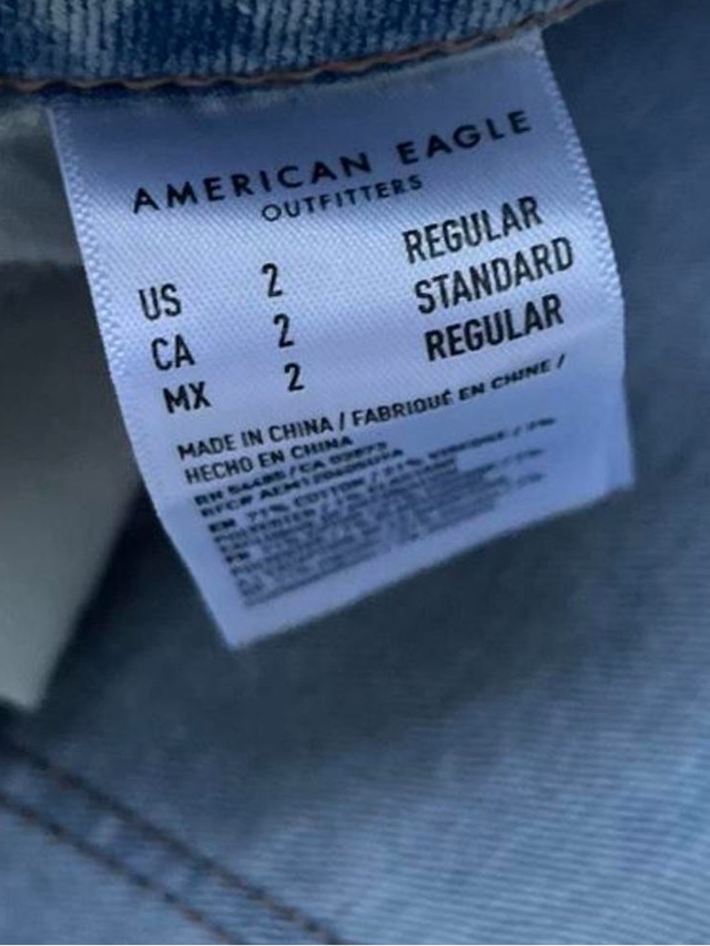 American Eagle Outfitters Next Light Blue Skinny Jeans US 2 - Picture 8 of 8